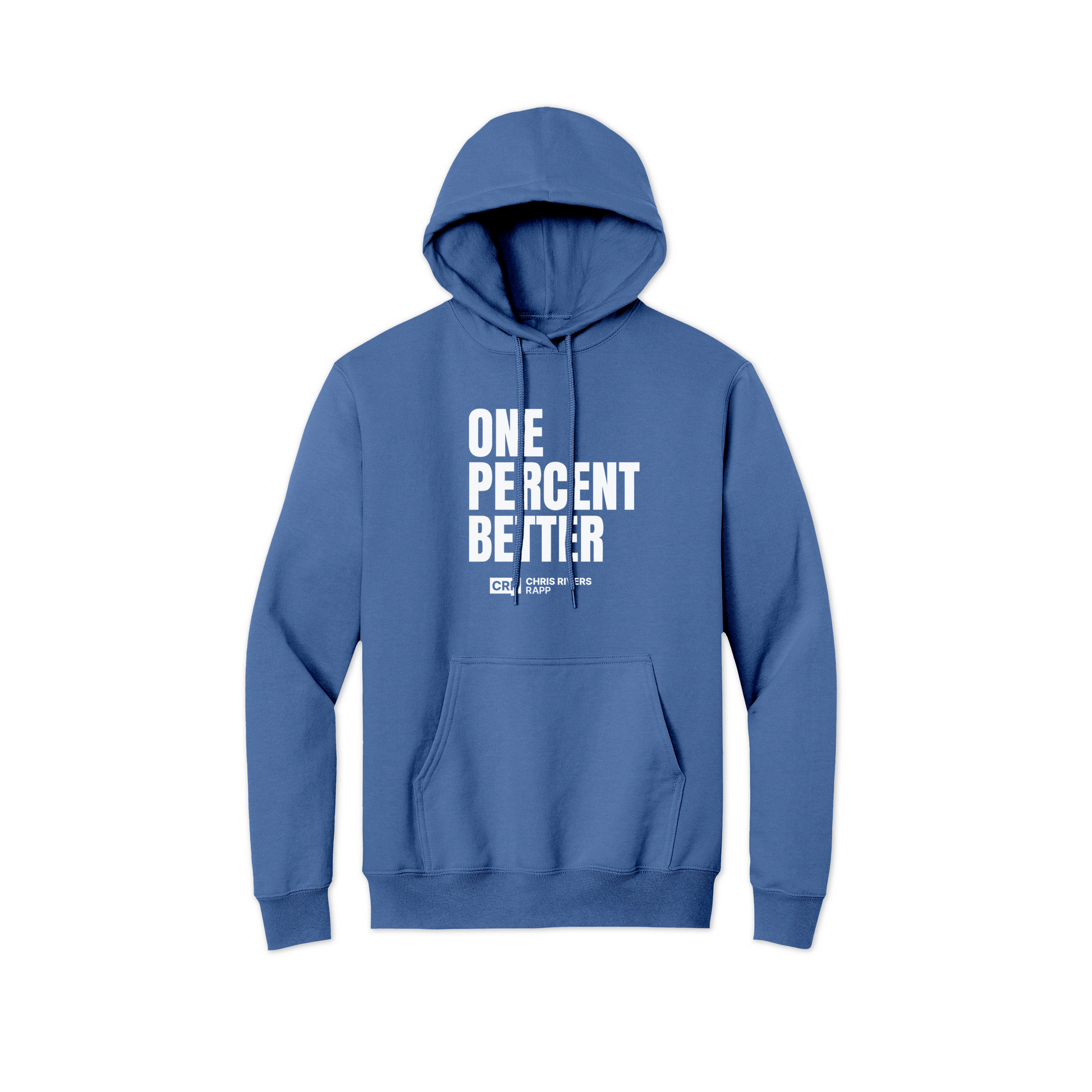 Chris Rivers RAPP Carolina Blue One Percent Better Hoodie